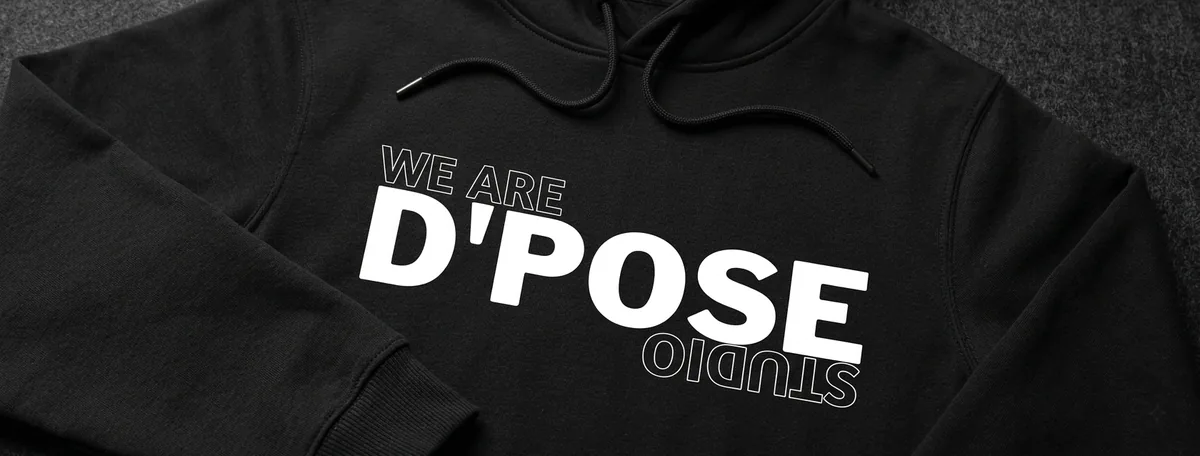 Mikina D’POSE detail
