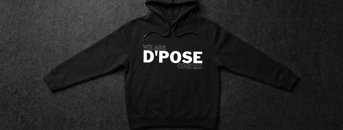 Mikina D’POSE rozložená