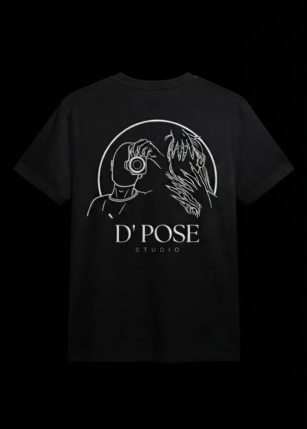 Tričko D’POSE zozadu