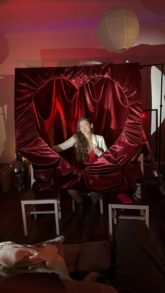 Zákulisie valentínskeho fotenia s Dominikou, D'POSE STUDIO