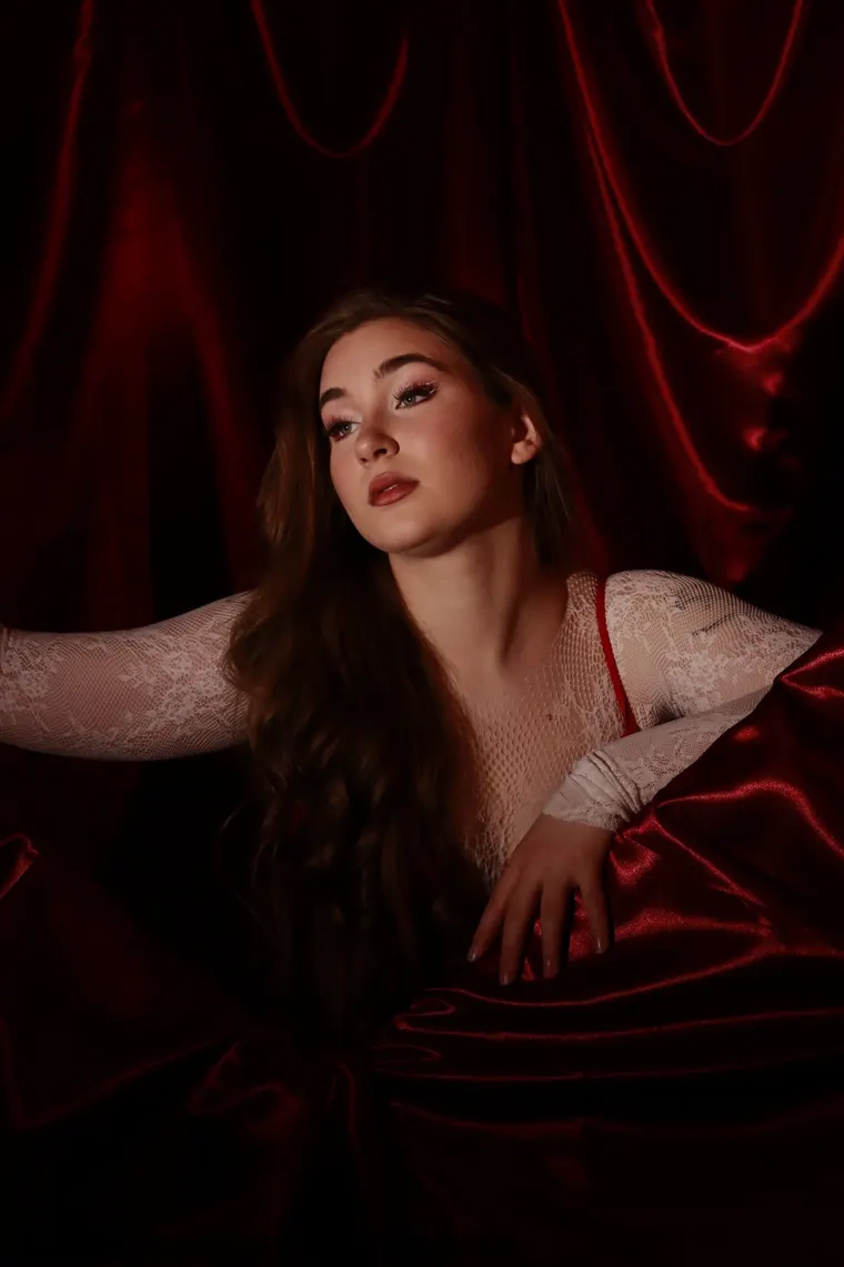 Valentínske fotenie s Dominikou, zákulisie – D'POSE STUDIO